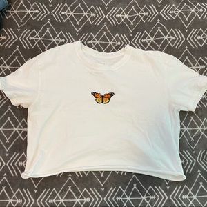 brandy melville butterfly tee